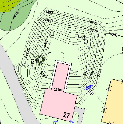Oberfl&auml;chenplan Kuppe