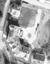 Orthophoto in graustufen